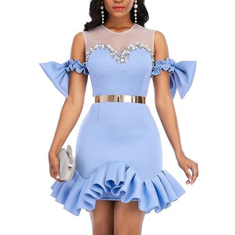 African Gowns, Women Party Dress, Leaf Skirt, Dress Ruffles, Designer Party Dresses, Mini Homecoming Dresses, Christmas Dress Women, Christmas Event, Basic Skirt