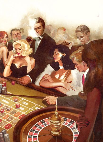 Illustrated 007 - The Art of James Bond: Casino Royale Edition from the Folio Society Fabian Perez, Illustration Pop Art, Jack Vettriano, Robert Mcginnis, Casino Decorations, Gil Elvgren, Boris Vallejo, Gentlemans Club, The Boogeyman