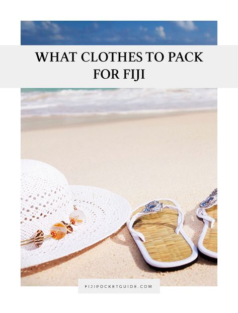 What Clothing to Pack for a Holiday to Fiji Ah, packing… Whether you hate it or enjoy it, packing right for a holiday to Fiji is essential. You don’t want to forget anything crucial or end up buying items in Fiji that you annoyingly know you have back home. Plus, you want to pack the right clothes for the weather and what activities you will be doing. Fiji enjoys consistently warm temperatures throughout the year, usually 24-31°C (75-88°F) in the day and 18-25°C (64-77°F) in the evening. With th Fiji Holiday Outfits, Fiji Clothes, Clothes Packing List, Fiji Holiday, Travel Fiji, Fiji Culture, Fly To Fiji, Travel To Fiji, Fiji Beach