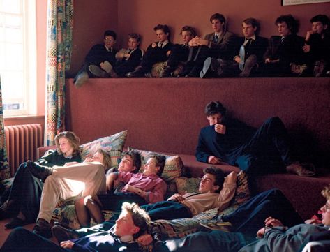 Marlborough College. A popular TV programme watched in Turner House. Photo by Mark Draisey. 80s Boarding School Aesthetic, 80s Boarding School, Boarding School Dorm, Study Abroad Aesthetic, Abroad Aesthetic, Boarding School Life, Boarding School Aesthetic, Boys Boarding School, Walburga Black