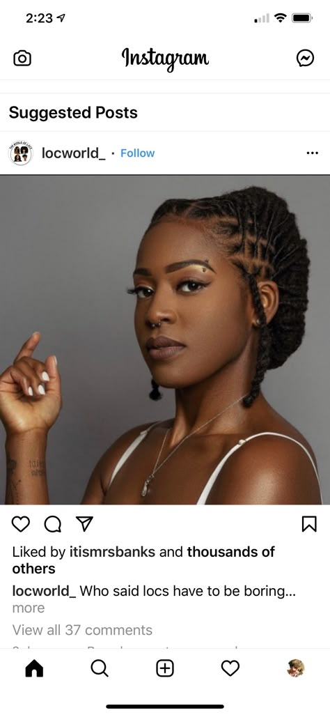 Dread Style For Wedding, Styling Short Dreadlocks Black Women, Loc Styles Medium Mohawk, Wedding Hairstyle Dreadlocks, Dressy Loc Hairstyles, Halo Dreadlocks Style, Styling Short Dreads Black Women, 2 Braid Loc Style, Rope Twist Locs Styles Short