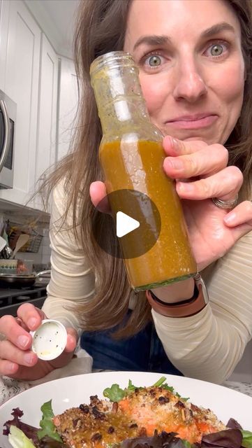 Maple Vinaigrette Dressing, Maple Mustard Vinaigrette, Mustard Salad Dressing, Tiktok Hacks, Asian Dipping Sauce, Homemade Mustard, Mustard Vinaigrette, Maple Mustard, Salad Dressing Recipes Homemade