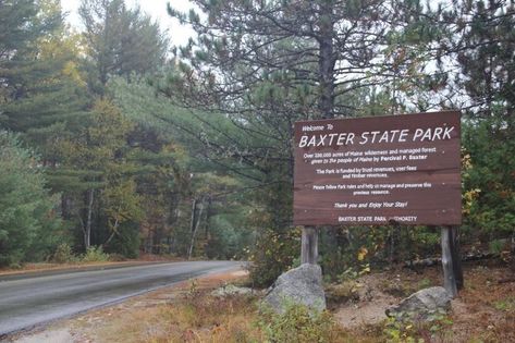 This beautiful drive ultimately leads you to Baxter State Park in Millinocket, but the journey there is also surprisingly beautiful. Millinocket Maine, Baxter State Park, Maine Vacation, Gate House, Drive Through, Beautiful Autumn, Hit The Road, Scenic Drive, Autumn Colors