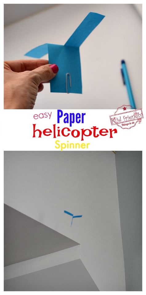 Paper Helicopter Template Free Printable, Helicopter Crafts For Toddlers, Helicopter Craft Preschool, Paper Helicopter Craft, Paper Helicopter Template, Inventions Kids, Helicopter Craft, Simple Machines Activities, Kindergarten Sunday School