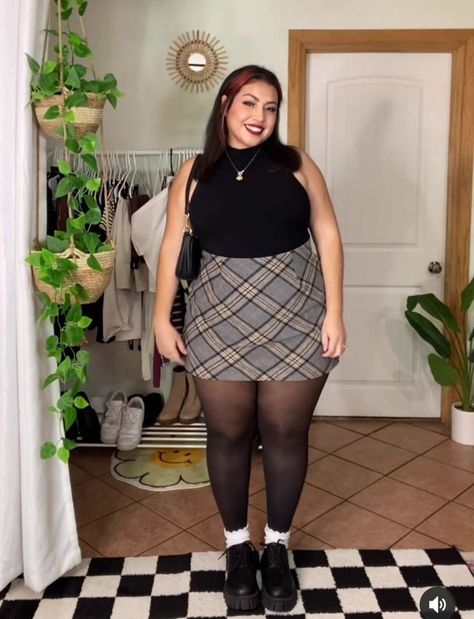 Black tights and white socks fits #Black #tights #and #white #socks #fits #Blacktightsandwhitesocks #Blacktightsandwhitesocksfits Winter Outfits Plus Size Aesthetic, Twice Inspired Outfits Plus Size, 90s Outfit Ideas Plus Size, Faux Leather Skirt Outfit Plus Size, Aliyahcore Outfits Plus Size, Plus Sized Aesthetics, Comfy Outfits Curvy, Croquette Aesthetic Outfits Plus Size, Plus Size Short Skirt Outfits