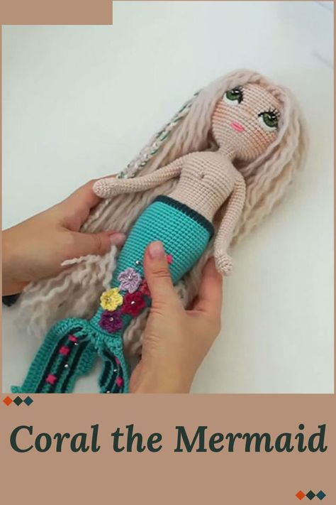 Free Coral the Mermaid Pattern Mermaid Family, Mermaid Crochet Pattern, Magical Mermaid, Crochet Mermaid, Mermaid Pattern, Mermaid Lover, Head Color, I Love This Yarn, Brother And Sister