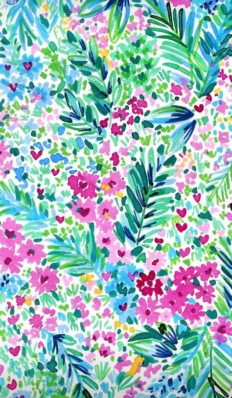 Lilly Pulitzer Iphone Wallpaper, Lily Pulitzer Wallpaper, Lilly Pulitzer Patterns, Florida Decorating, Lilly Prints, Lilly Pulitzer Prints, Tiny Garden, Hawaiian Pattern, Cute Summer Wallpapers