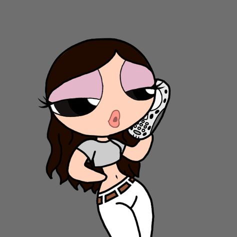 Powerpuff Girl Brown Hair, Chat Photo, Powerpuff Girls Cartoon, Super Nana, Powerpuff Girl, Girl Pfp, Power Puff, Photos For Profile Picture, Girl With Brown Hair