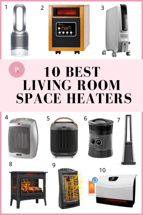 The best space heaters for your home! Find the best space heater for your living room, basement, living room, or office. Pros and Cons and best size. Living Room Basement, Indoor Sunroom, Basement Living Room, Best Space Heater, Portable Space Heater, Basement Living, Radiant Heaters, Room Heater, Electric Heaters