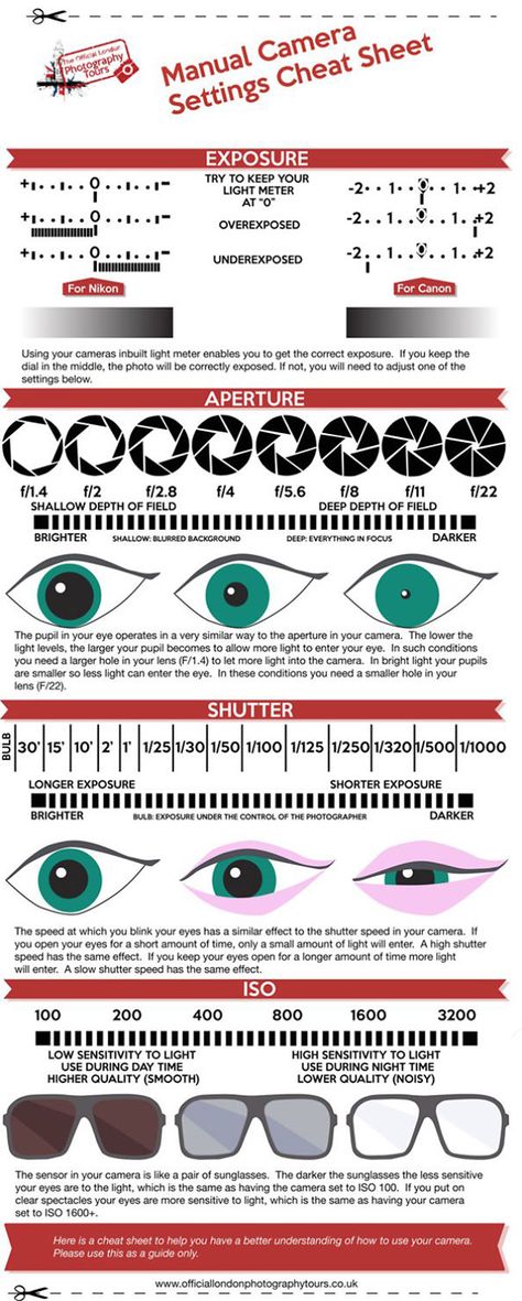 Camera Settings Cheat Sheet, Kamera Dslr, Manual Photography, Aperture And Shutter Speed, Photography Settings, Photography Cheat Sheets, Info Graphic, Fotografi Digital, Photography Help