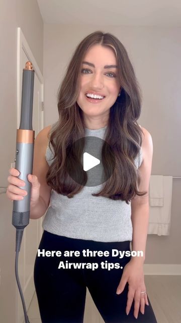 Brittany Stephens on Instagram: "Follow for hair how-tos🫶🏻 3 @dysonhair airwrap tips you NEED to know if you struggle to get your curls to hold. 
. 
Link to products/tools: https://liketk.it/4wisH
.
1. Find your “sweet spot” - if you’re hair is too damp, it won’t wrap properly around the barrel. If it’s too dry, same thing. Unlike a regular curling iron, the airwrap will take more time upfront to learn how dry your hair should be to wrap the perfect curl. Take time to find the sweet spot! With my thick, long hair, I need it to be 85-90% dry to properly wrap. Once I figured that out, my overall drying/styling time was cut down significantly compared to regular drying and then styling with an iron.
2. Focus on your roots - you need your ends damp to wrap! Focus on the scalp so your ends on Dyson Air Wrap Hairstyles Long Hair, How To Dyson Airwrap, Dyson Air Wrap Long Hair, How To Curl Ends Of Hair, Dyson Airwrap Hairstyles Long Hair, Air Wrap Hair Styles, How To Use Dyson Airwrap, Air Wrap Curls, Dyson Air Wrap Tutorial