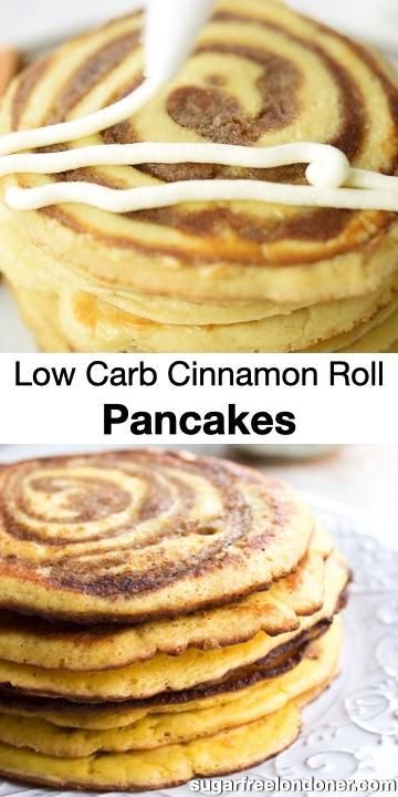 Pancakes Low Carb, Almond Flour Pancakes, Cinnamon Roll Pancakes, Low Carb Pancakes, Flour Pancakes, Cinnamon Pancakes, Keto Recipes Breakfast, Keto Pancakes, Gluten Free Sugar Free