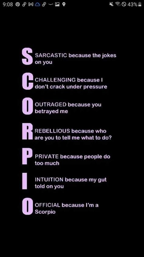 Scorpio Love Facts, Scorpio Quotes Women, Scorpio Boyfriend, Scorpio Women Quotes, Scorpion Quotes, Scorpion Woman, Zodiac Mind Scorpio, Scorpions Zodiac, Scorpio Queen