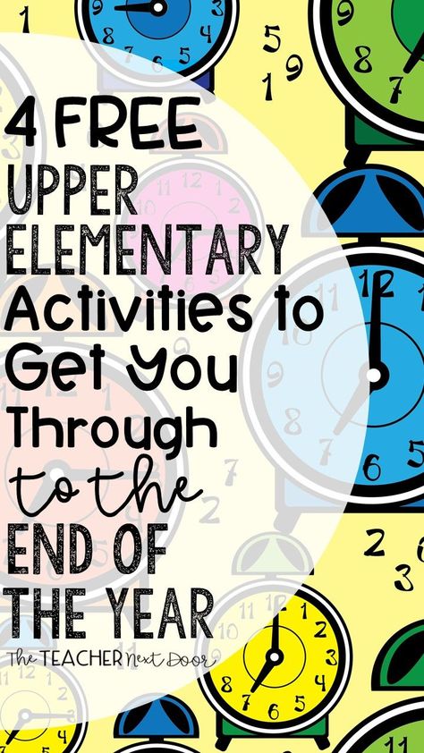 Want some engaging and FREE print and digital activities that are perfect for the end of the year? Keep your upper elementary students happily learning in those last few weeks of school with this engaging variety of math, writing, and even trivia (or a year/end review) activities! To grab your FREE, ready to use end of year resources, click on the picture right away! Year End Review, 6th Grade Activities, Upper Elementary Activities, 4th Grade Activities, Elementary School Activities, 5th Grade Activities, Middle School Special Education, Third Grade Activities, End Of The Year Activities