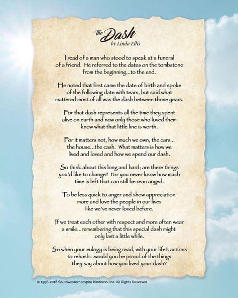 Poem The Dash, The Dash Poem, John Bradley, Writing A Eulogy, Birthday In Heaven, Poems About Life, Memorial Poems, The Dash, Writing Poems