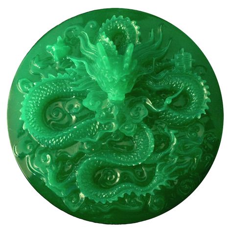 Dragon Green Jade Jade Dragon Art, Green Chinese Dragon, Jade Properties, Jade Statue, Dragon Green, Jade Amulet, Asian Sculptures, Statue Tattoo, Dragon City