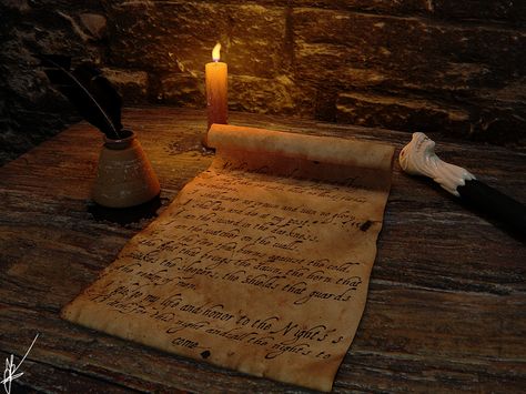 This is how i would love out scroll to look! Ink And Quill Aesthetic, Prince Caspian, Letters Writing, Nights Watch, Reading Motivation, Bullet Planner, Dark Rose, Love Fairy, Flower Phone Wallpaper