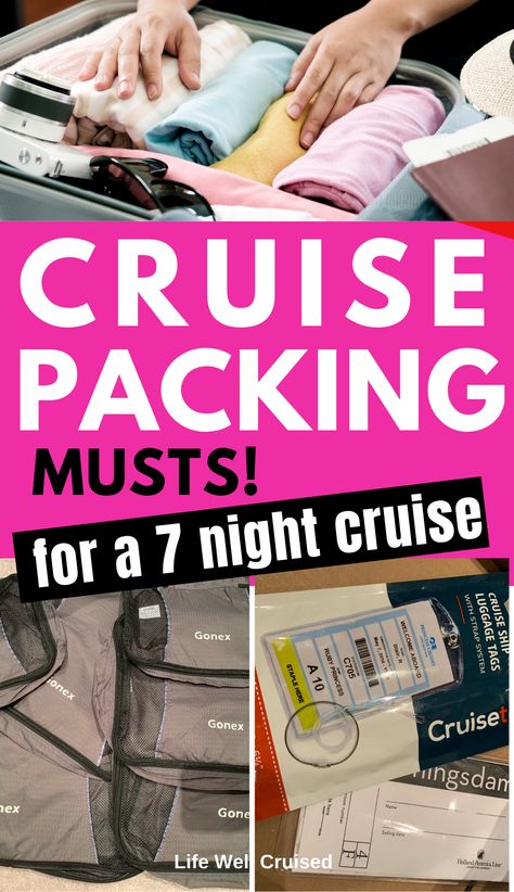 Easy Cruise Outfits, Cruise Dos And Donts, Packing Light For A Cruise, Cruise Makeup Ideas, Winter Cruise Outfits Mexico, 8 Night Cruise Packing List, 5 Night Cruise Packing List, How To Dress On A Cruise Outfit Ideas, Packing For 7 Day Cruise