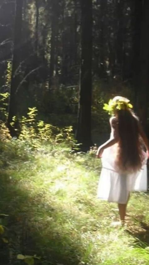 Long Hair, A Woman, Walking, Hair, White