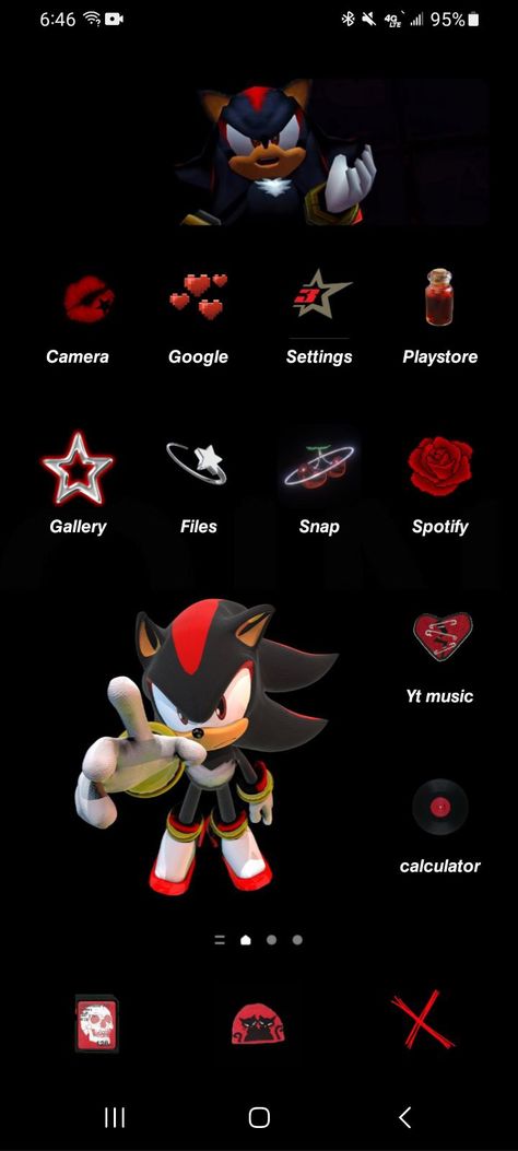 Sonic Ios 16 Wallpaper, South Park Homescreen Layout, Apple Home Screen Layout Ideas, Sonic Homescreen Layout, Shadow Homescreen, Phone Themes Purple, Clear Phone Case Design, Pink Wallpaper Ipad, Iphone Theme