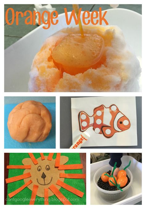 Color Week Activities, Orange Activities, Jello Shots Recipes, Color Lesson Plans, Colour Activities, Shots Recipes, Color Activities For Toddlers, Preschool Color Activities, Color Learning