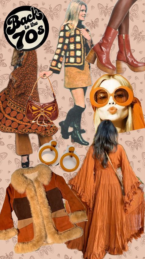 #70s #style #inspo Style Annee 70, 70s Moodboard, 70s Things, Woodstock Outfit, 70s Fashion Aesthetic, 70s Fashion Women, Disco Makeup, 70's Party, 70’s Aesthetic