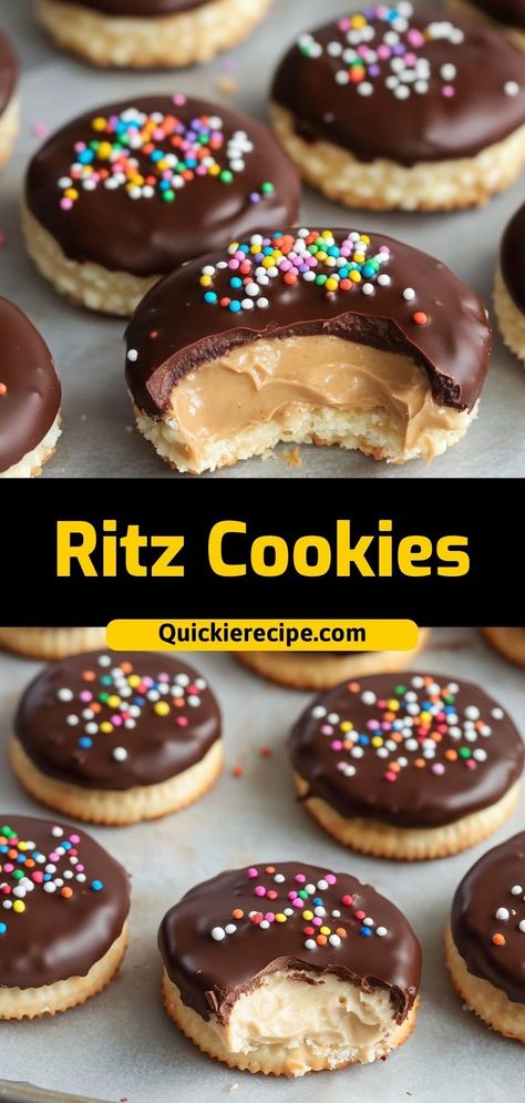 Delight your taste buds with these sensational no-bake Ritz Cookies! Infused with the irresistible combination of creamy peanut butter and smooth chocolate, each bite offers a perfect balance of sweet and salty flavors. Ingredients • ½ cup powdered sugar (60 grams). • 60 Ritz crackers. Take a moment to create these delightful Ritz Cookies; their euphoric blend of peanut butter and chocolate is sure to become a favorite! Ritz Cracker Candy, Ritz Cracker Dessert, Ritz Cookies, Cracker Dessert, Peanut Butter Crackers, Ritz Cracker Recipes, Xmas Desserts, Ritz Cracker, Best Christmas Recipes