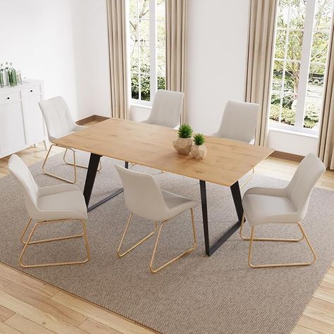 Amazon.com: ZckyCine Multifunctional Dining Table, Space Saving Table, Mid Century Dining Table, Modern Dining Table Set, 6 Seater Dining Table, Modern Kitchen Tables, Dining Table And Chairs, Folding Dining Table, Wooden Dining Table