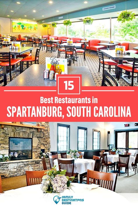 Want to see the best restaurants in Spartanburg, SC? We’re FamilyDestinationsGuide, and we’re here to help: From incredible brunch spots and amazing places to eat dinner, to local foodie spots and hidden gems, discover the BEST Spartanburg restaurants - so you get memories that last a lifetime! #spartanburg #spartanburgrestaurants #restaurantsinspartanburg #bestrestaurantsinspartanburg #placestoeatspartanburg Spartanburg South Carolina, Spartanburg Sc, Family Destinations, Brunch Spots, Food Places, Top Restaurants, Travel South, Great Restaurants, Best Places To Eat