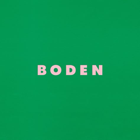 Brand Spirit, Codes and Identity Design by @kimmyandco for @boden_clothing All change for Boden with our new brand identity. Based on the original logo on Boden’s first catalogues 30 years ago, the new logo has been refined and cleaned up to work well across multiple platforms both digitally and in print. The boldness of the logo allows for the brand to use it’s talent in imagery, colour and print inside, around and behind the logo while maintaining strong legibility. The logo indicates the bran Clean Brand Identity, Disruptive Branding, Creative Agency Logo, Boden Clothing, Luxury Branding Design, Cleaning Logo, New Logo, Kids Branding, Mini Boden