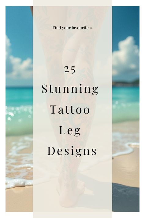 25 Stunning Tattoo Leg Designs Tattoo Ideas Calf Female, Half Leg Tattoos Women, Leg Sleeves For Females Tattoo, Side Calves Tattoos For Women, Tattoo Leg Ideas, Side Calf Tattoos For Women, Womens Leg Tattoo, Tattoo Ideas Female Leg, Leg Tattoo Placements