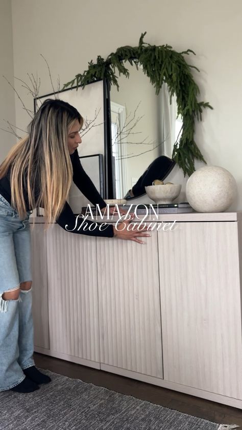 Watch shoe cabinet  sideboard #creatorfavorites2024 #founditonamazon on Amazon Live Cabinet Sideboard, Sideboard Cabinet, Amazon Home, Shoe Cabinet, Shoe Store, Aesthetically Pleasing, Modern Decor, Sideboard, Entryway