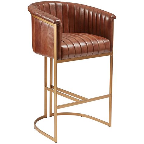 High Stool; Genuine Leather High Stool Tan Leather Bar Stools, Brown Leather Bar Stools, Bespoke Chair, Boardroom Chairs, High Stool, Adjustable Height Table, Leather Bar Stools, Traditional Chairs, Leather Bar