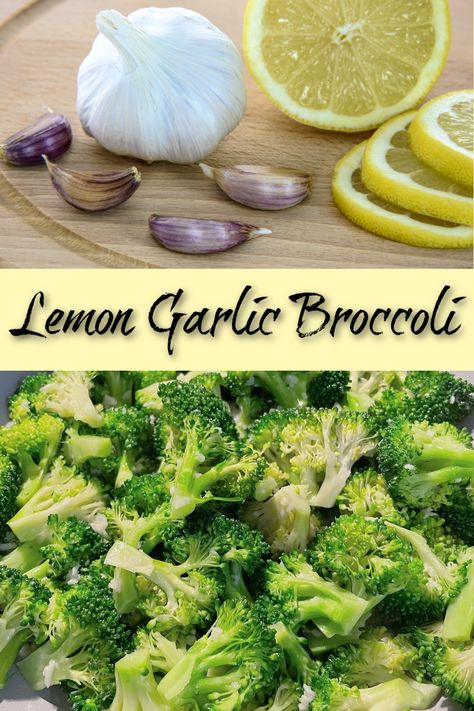 Brocoli Garlic Recipe, Lemon Broccoli Recipes, Lemon Broccoli, Broccoli In Garlic Sauce, Steamed Garlic Broccoli, Restaurant Broccoli, Lemon Butter Broccoli, Broccoli With Lemon Butter Sauce, Broccoli Lemon Garlic