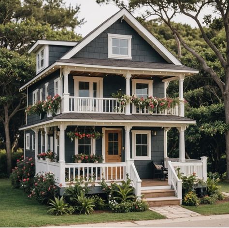 American Cottage Exterior, Low Income Housing Design, American Family House Exterior, American House With Porch, Cute Suburban House Exterior, Small House Inspo Exterior, 90s Suburban House, 90s Home Exterior, Vintage Exterior House