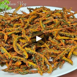 Karela Recipe, 30x50 House Plans, Fingerfood Party, Crispy Fry, Party Finger Foods, Veg Recipes, Cooking Videos, Tasty Recipes, Stir Fry