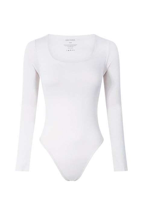 White Long Sleeve Bodysuit Outfit, Fitted Bodysuit, White Long Sleeve Bodysuit, Calvin Klein Briefs, Luxe Clothing, Scoop Neck Bodysuit, Maternity Jumpsuit, Maternity Coat, Body Suit Outfits