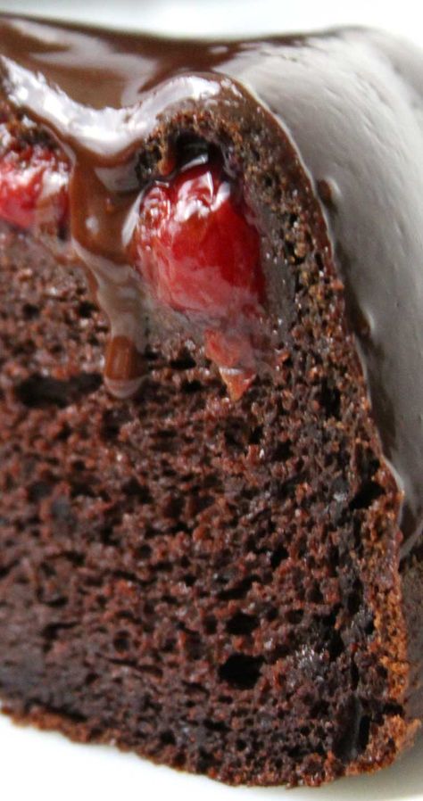 Cherry Bundt Cake, Chocolate Covered Cherry, Savory Cakes, Devils Food Cake, Chocolate Covered Cherries, Cake Mixture, Salty Cake, Pound Cakes, Cherry Cake