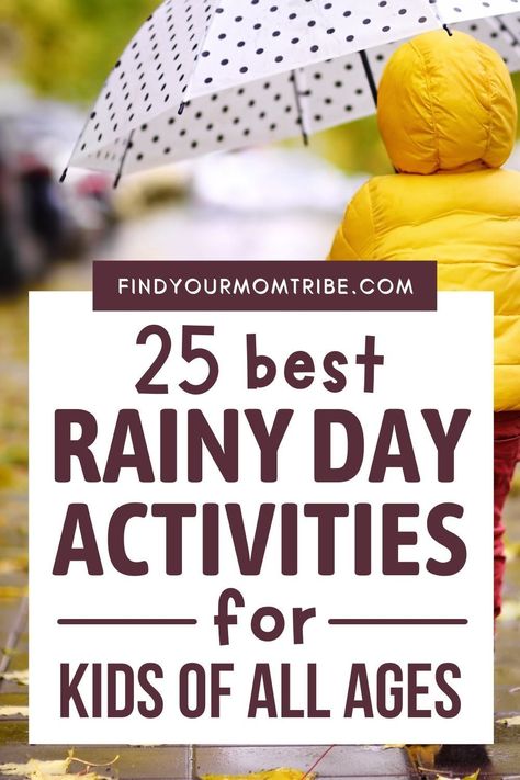 Homeschool Rainy Day Activities, Rainy Day Science Activities For Kids, Camping Rainy Day Activities, Indoor Play Date Ideas, Family Rainy Day Activities, Indoor Activities For Boys 5-7, Stuck Inside Activities For Kids, Fun Indoor Summer Activities For Kids, Family Day Ideas Activities