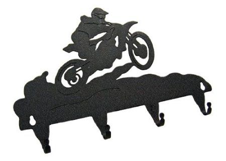 Amazon.com: MOTOCROSS Key Hook: Home & Kitchen Sheet Rock Walls, Key And Letter Holder, Indoor Crafts, Roll Forming, Key Hook, Makeup Brush Holders, Metal Words, Key Hooks, Baby Boy Rooms