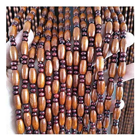 Doorway Beads, Macrame Door Curtain, Hallway Decoration, String Curtains, Beaded Curtain, Wood Curtain, Bamboo Curtains, Retro Room, Steel Nails