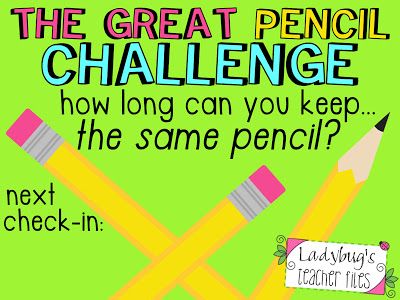 Ladybug's Teacher Files: The Great Pencil Challenge (managing pencils!) LOVE this idea! Pencil Management, Class Procedures, Pencil Challenge, Teacher Files, Teaching Classroom Management, Teaching Organization, Classroom Procedures, Classroom Behavior Management, Classroom Organisation