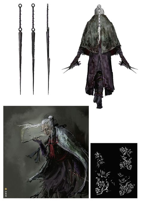 Lady Butterfly Concept Art - Sekiro: Shadows Die Twice Art Gallery Sekiro Lady Butterfly, Fromsoftware Concept Art, Sekiro Concept Art, Butterfly Concept Art, Sekiro Art, Butterfly Concept, Sekiro Shadows Die Twice, Lady Butterfly, Ninja Art