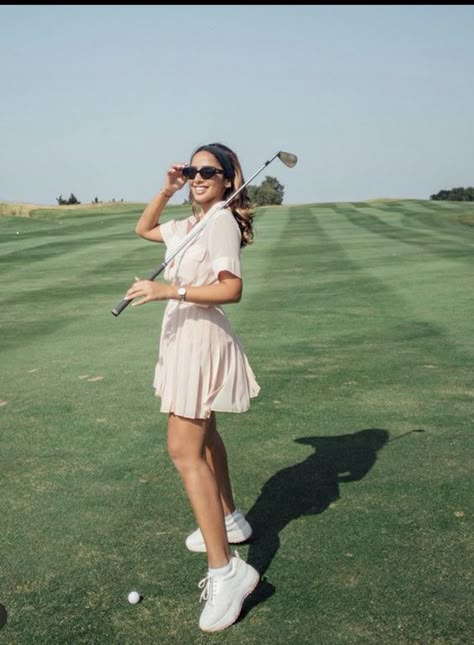 golf attire women, golf girlfriend outfit, golf fits, ladies golf outfits, golf outfit acessories, golf outfit ideas, golf outfit summer, golf outfits fall Golf Pics Instagram, Cute Golf Poses, Women Playing Golf, Masters Aesthetic Golf, Girly Golf Aesthetic, Golf Asethic Women, Female Golf Aesthetic, Classy Golf Outfits Women, Golf Photoshoot Women