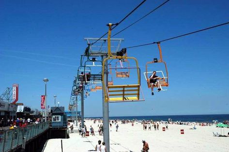 8 Must-Do Activities In Seaside Heights Seaside Heights Boardwalk, Seaside Heights Nj, Traveling Vineyard, Sky Ride, New Jersey Beaches, Seaside Heights, Amusement Rides, Jersey Shore, Beach Town