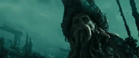 Davy Jones, Pirates Of The Caribbean, Kraken, Gif, Human, Anime, Quick Saves