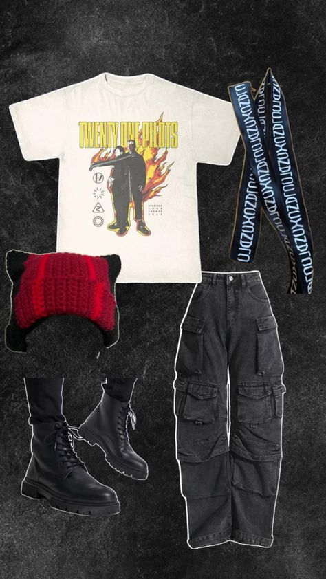 Twenty One Pilots Tour, Concert Outfit Men, Twenty One Pilots Concert, Twenty One Pilots Wallpaper, Twenty One Pilots Aesthetic, 21 Pilots, Concert Fits, One Pilots, Twenty One Pilots