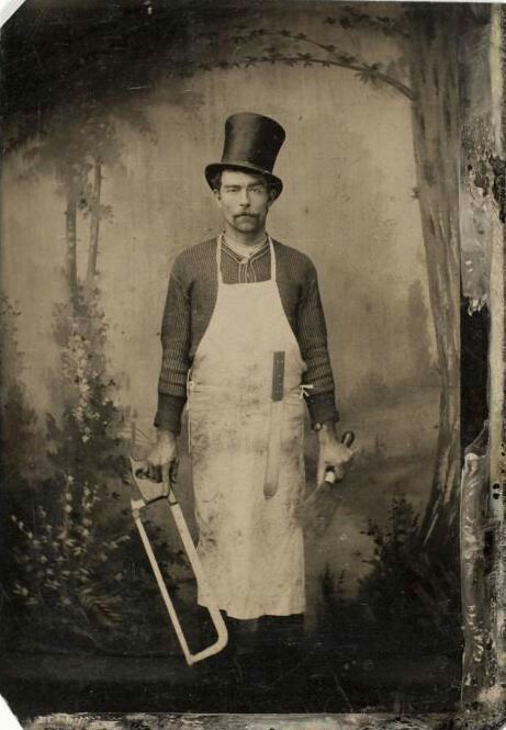 Tintype portrait of a gentleman butcher, 1875 Halloween Photo Editing, Old Photography, Paranormal Investigation, Halloween Photos, Time Photo, Vintage Portraits, Antique Photos, White Photo, Vintage Pictures