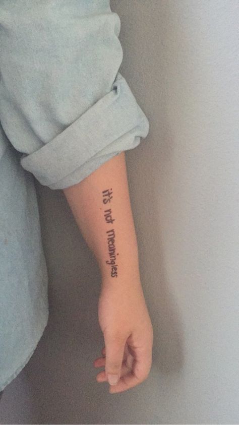 your suffering is not meaningless. though you slay me - shane&shane Meaningless Tattoos, Shane & Shane, Tumblr Image, I Tattoo, Tattoo Quotes, Doodles, For Free, Tattoos, Tumblr