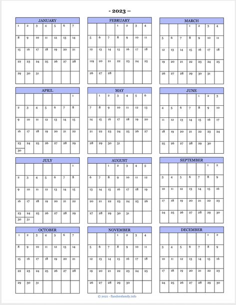 Year Calander 2023, How To Make A Small Calendar, 2023 Full Year Calendar, Printable Yearly Calendar 2023, 2023 Calendar Printable Free One Page, 2023 Year Calendar Printable Free, Printable Calendar Pages 2023, Small Calendar Printable 2023, 2023 Year At A Glance Calendar Printable Free